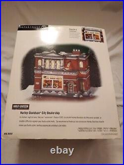 Department 56 Christmas In The City Harley Davidson City Dealership 59202- Works