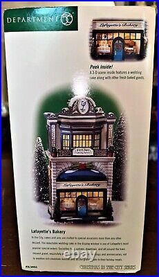 Department 56 Christmas In The City Lafayette's Bakery 56.58953 1999 Retired