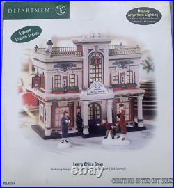 Department 56 Christmas In The City Lenox China Shop Xmas Collectible NEW