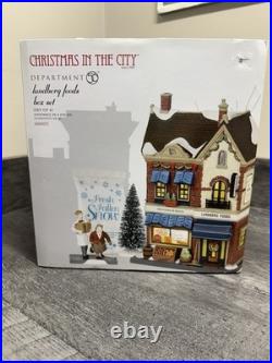 Department 56 Christmas In The City Lundberg Foods Box Set With Accessory