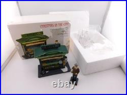 Department 56 Christmas In The City News Evening Edition Newsstand Vendor Rare Department 56 Christmas In The City News Evening Edition Newsstand Vendor Rare