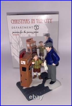Department 56 Christmas In The City Pennies For The Penny Press