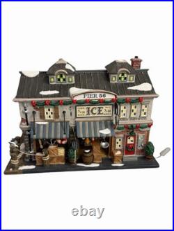 Department 56 Christmas In The City Pier 56, East Harbor Lighted Porcelain'04