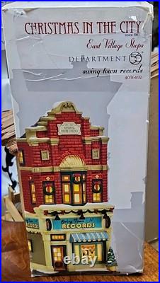 Department 56 Christmas In The City Rare 2014 Swing Town Records Record Shop Lp Department 56 Christmas In The City Rare 2014 Swing Town Records Record Shop Lp
