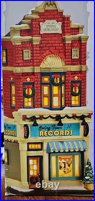 Department 56 Christmas In The City Rare 2014 Swing Town Records Record Shop Lp Department 56 Christmas In The City Rare 2014 Swing Town Records Record Shop Lp
