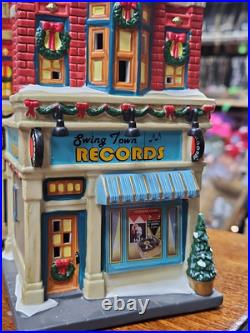 Department 56 Christmas In The City Rare 2014 Swing Town Records Record Shop Lp Department 56 Christmas In The City Rare 2014 Swing Town Records Record Shop Lp