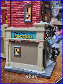 Department 56 Christmas In The City Rare 2014 Swing Town Records Record Shop Lp Department 56 Christmas In The City Rare 2014 Swing Town Records Record Shop Lp