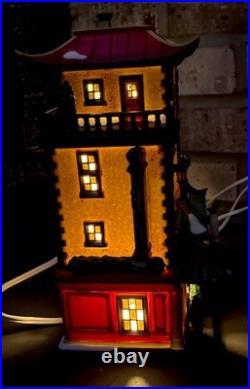 Department 56, Christmas In The City, Retired Jade Palace Chinese Rest, #808798