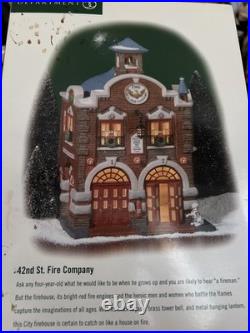 Department 56 Christmas In The City Series 42nd St. Fire Company