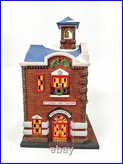 Department 56, Christmas In The City Series, 42nd St. Fire Company with Box