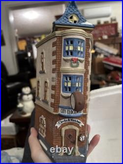 Department 56 Christmas In The City Series City Clockworks Without Box