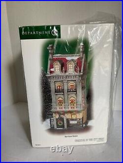 Department 56 Christmas In The City Series HARRISON HOUSE #59211 NEW! 