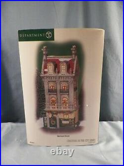 Department 56 Christmas In The City Series HARRISON HOUSE NIB