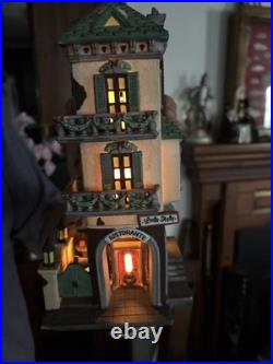 Department 56 Christmas In The City Series Little Italy Ristornate with Box