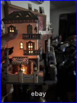 Department 56 Christmas In The City Series Little Italy Ristornate with Box