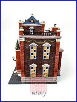 Department 56, Christmas In The City Series, Precinct 25 Police Station with Box