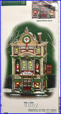 Department 56 Christmas In The City Series Topsys Toys #799995 Retired