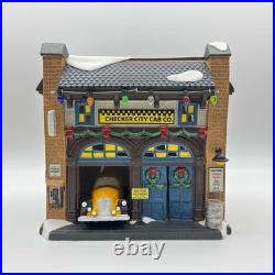 Department 56 Christmas In The City Village Checker City Cab Co. #4044789 EUC