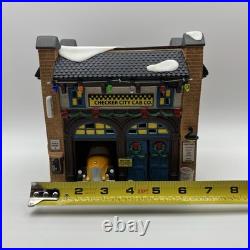 Department 56 Christmas In The City Village Checker City Cab Co. #4044789 EUC