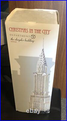 Department 56 Christmas In The City Village Chrysler Building #4030342, w box D2