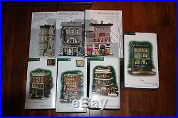 Department 56 Christmas In The City lot of 5 buildings 21 club Dayfield's Roxy