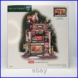 Department 56 Christmas In the City 2004 Coca-Cola Soda Fountain #59221