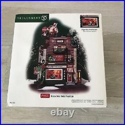 Department 56 Christmas In the City 2004 Retired Coca-Cola Soda Fountain #59221