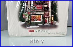 Department 56 Christmas In the City 2004 Retired Coca-Cola Soda Fountain #59221