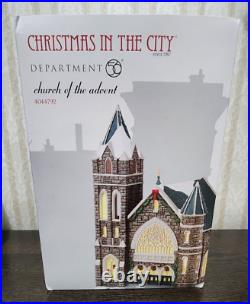 Department 56 Christmas In the City Church Of the Advent With Box