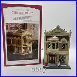 Department 56 Christmas In the City Nelson Bros Sporting Goods #6011386 NEW