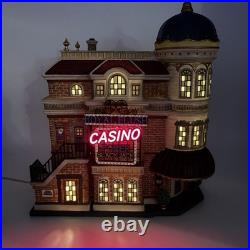 Department 56 Christmas In the City Royal Flush Casino 56.59244 Works EUC