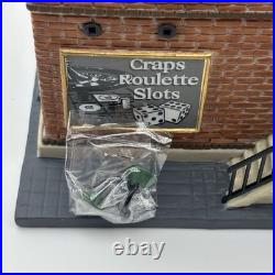 Department 56 Christmas In the City Royal Flush Casino 56.59244 Works EUC
