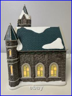 Department 56 Christmas In the City Series Church Of the Advent With Box Working