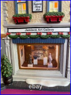 Department 56 Christmas in City Jamison Art Center & Caricature artist NEW w box