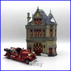 Department 56 Christmas in The City Engine Company & No 31 Firehouse & Truck New