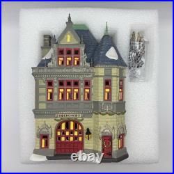 Department 56 Christmas in The City Engine Company & No 31 Firehouse & Truck New