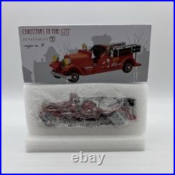 Department 56 Christmas in The City Engine Company & No 31 Firehouse & Truck New