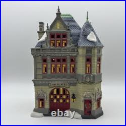 Department 56 Christmas in The City Engine Company & No 31 Firehouse & Truck New