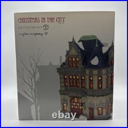 Department 56 Christmas in The City Engine Company & No 31 Firehouse & Truck New