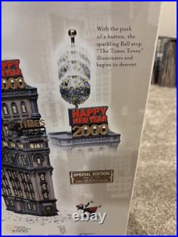 Department 56 Christmas in The City The Times Tower 2000 Special Edition