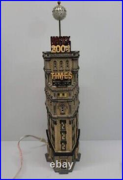 Department 56 Christmas in The City The Times Tower 2000 Special Edition