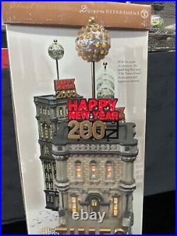 Department 56 Christmas in The City The Times Tower 2000 Special Edition. Read