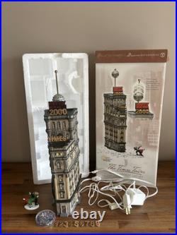 Department 56 Christmas in The City The Times Tower 2000 Special Edition Working