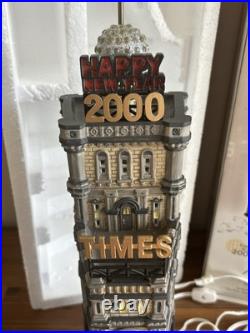 Department 56 Christmas in The City The Times Tower 2000 Special Edition Working
