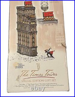 Department 56 Christmas in The City The Times Tower 2000 Special Open Box