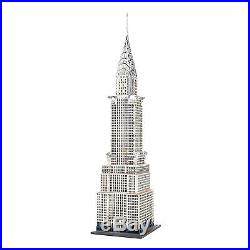 Department 56 Christmas in The City Village Chrysler Building Lit House LED Hand