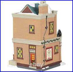 Department 56 Christmas in The City Village Model Railroad Shop Building 6005384