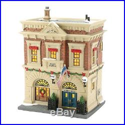 Department 56 Christmas in The City Village Precinct 56 Police Station Lit