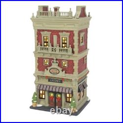 Department 56 Christmas in The City Village Uptown Chess Club Lit Building, 8