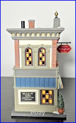 Department 56 Christmas in The City Wakefield Books Rare Retired 2013